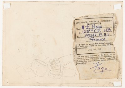 Submission to a Newspaper Competition Editor, 1917 by L. Hogg