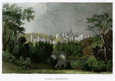 Alnwick Castle, Northumberland by L Kunstvortag