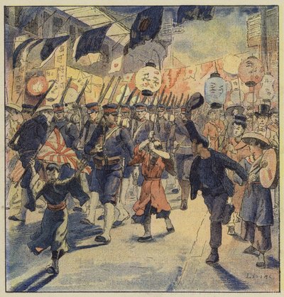 Patriotic Demonstrations in Japan by L. Malespine