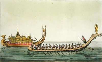Burmese Ships by L. Rossi