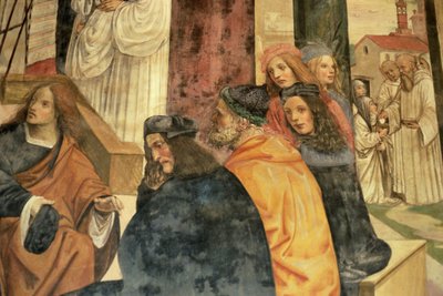 The Life of St. Benedict (detail) by L. and Sodoma, G. Signorelli
