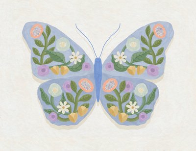 Spring Blooms Butterfly, 2023 by Lady Ann de Borja