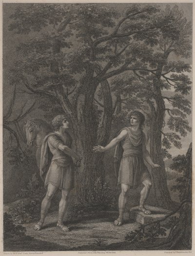 Illustration from "Palamon and Arcite" by Lady Diana (after) Beauclerk
