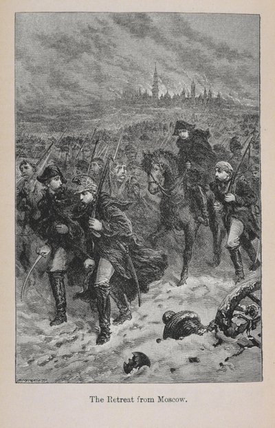 Retreat from Moscow, illustration from 