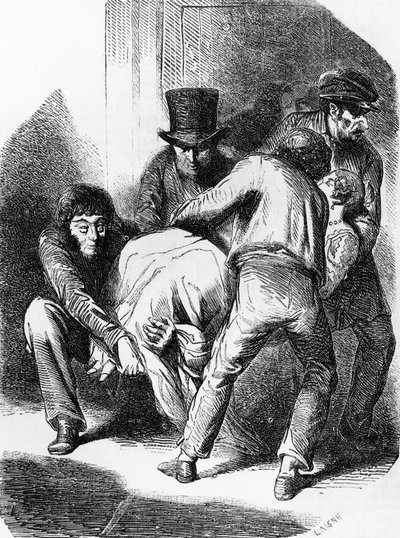 Illustration for Duchess Of Langeais, novel by Honore de Balzac from multi-volume collection entitled Human Comedy, engraving by Laisne by Laisne Laisne