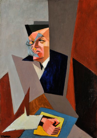 Portrait of Tristan Tzara by Lajos Tihanyi