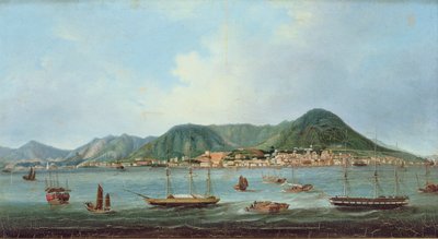 Harbour at Hong Kong by Lam Qua (attr. to)