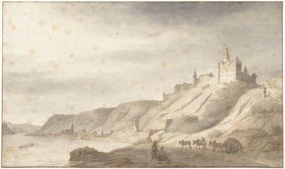 Rheinfels Castle near St. Goar on the Rhine by Lambert Doomer