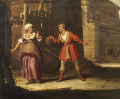 Abigail and Nabal by Lambert Jacobsz.