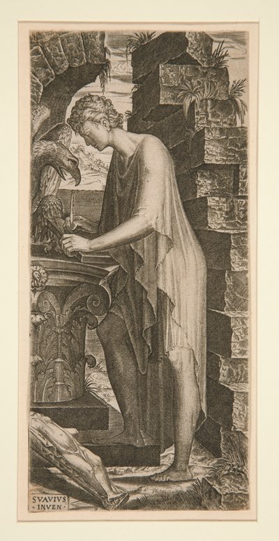 Saint John the Evangelist (from Christ and the Twelve Apostles) by Lambert Suavius