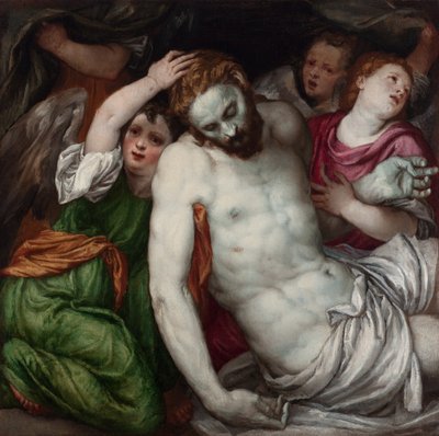 Pietà and Angels by Lambert Sustris
