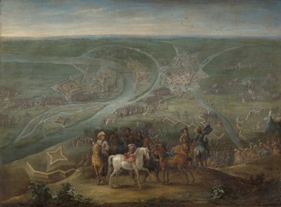 French Commanders at the Siege of Rheinberg, 1672 by Lambert de Hondt (II)