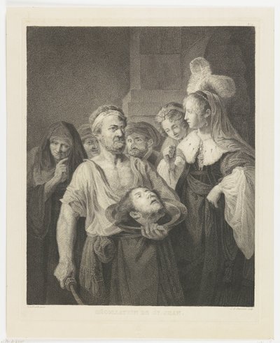 Salome Receiving the Head of John the Baptist by Lambertus Antonius Claessens