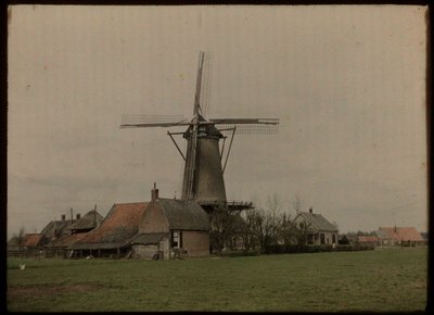 Mill in the Hamlet Het Klompje (or: De Klomp), Zeist, on the Koppeldijk by Lambertus Hendrik van Berk