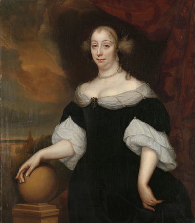 Margaretha Munter, Second Wife of Jacobus Trip by Lambertus Jansz. de Hue