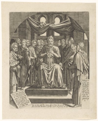 The Righteous Prince (Allegory of Good Governance) by Lambertus Suavius