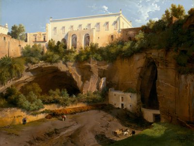 View of a Villa, Pizzofalcone, Naples, c. 1819 by Lancelot Théodore Turpin de Crissé de Crissé