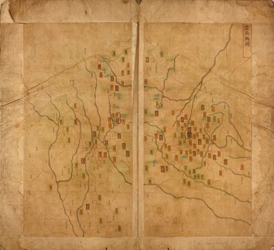 Map of the Great Ming Empire by Langdon Warner