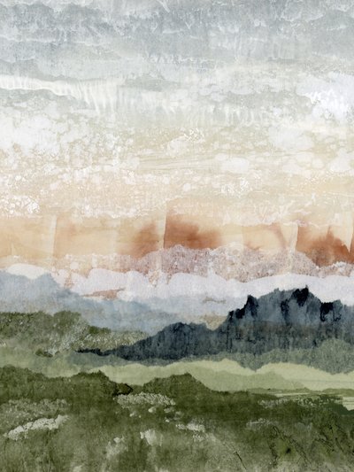 Layered Mountain Landscape by Lara Eckerman