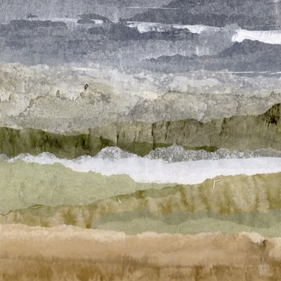 Muted Abstract Landscape by Lara Eckerman