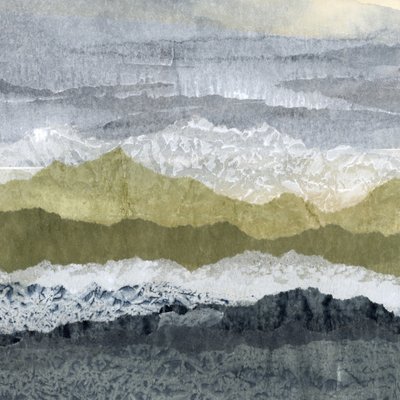 Muted Mountain Horizon by Lara Eckerman