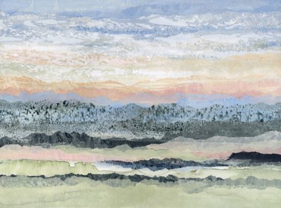 Serene Layered Landscape by Lara Eckerman