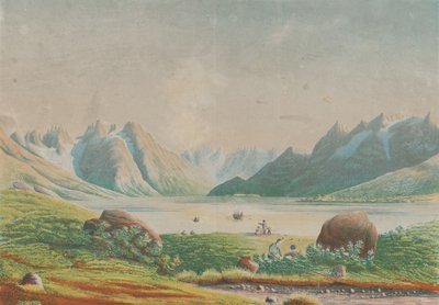 The Lake of Kuggsuak at Tasermiut, Greenland by Lars Møller