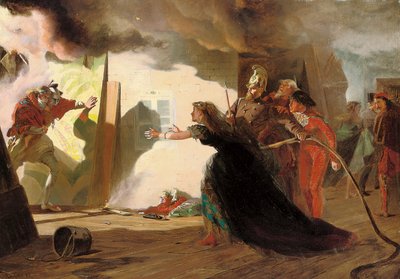Fire at the theatre by Laslett John Pott