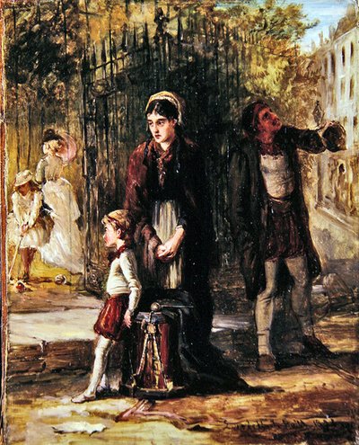 Players - sketch for a painting by Laslett John Pott