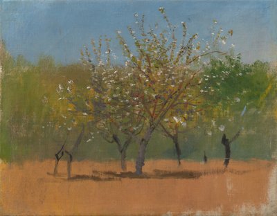 Trees in Blossom by Laszlo Mednyanszky