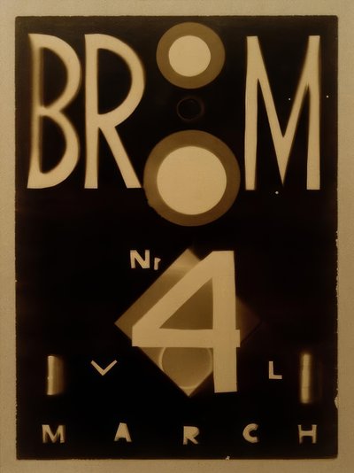 Broom: An International Magazine of the Arts by Laszlo Moholy Nagy