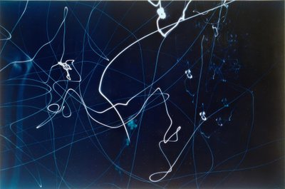 Untitled (3 Shots of Traffic Lights) by Laszlo Moholy Nagy