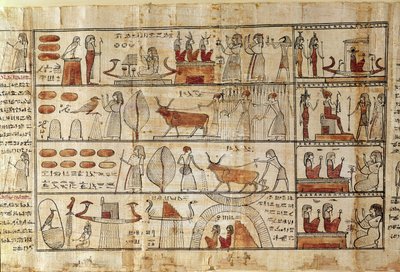 Agricultural Scenes (detail) by Late Period Egyptian