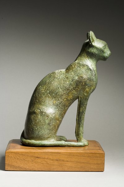 Cat, Late Dynastic Period, 664-332 BC by Late Period Egyptian