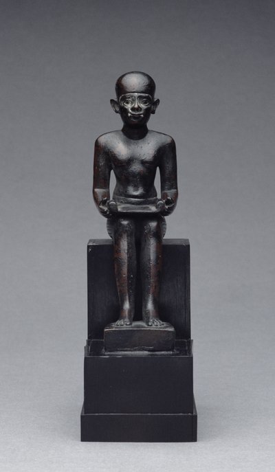 Figure of Imhotep (c.2635-2595 BC) by Late Period Egyptian