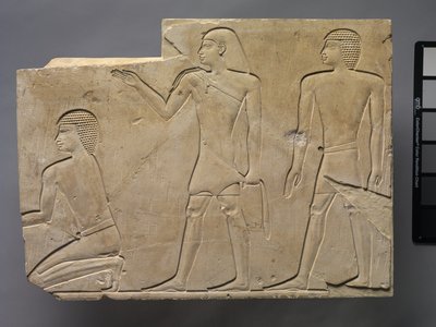 Priests Performing Funeral Rites, circa 667-647 BC by Late Period Egyptian