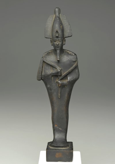 Standing mummiform figure of Osiris, 664-332 BC by Late Period Egyptian