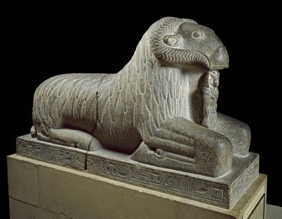 Statue of the Ram of Amun, c.680 BC by Late Period Egyptian