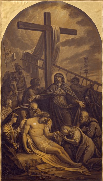 The Deposition of Christ by Lattanzio Querena
