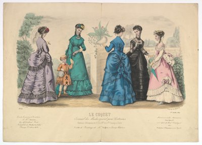 Le Coquet, No. 22, from Journal des Modes Spécial pour Couturières, July 1, 1869 by Laure Noel