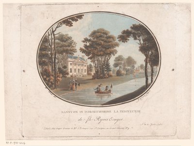 View of Ranston in Dorsetshire (Ranston in Dorsetshire, The Manor of Jh Ryves Esquire) (English Gardens) by Laurent Guyot