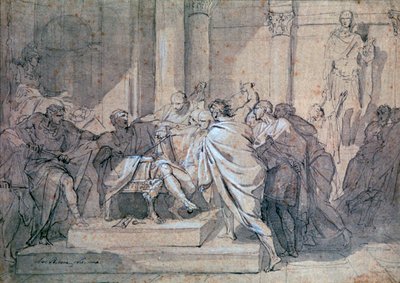 Assassination of Julius Caesar by Laurent Pecheux