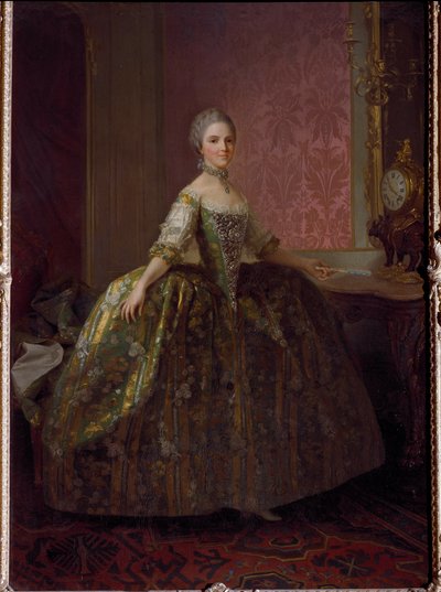 Portrait of Marie Louise by Bourbon Parme by Laurent Pecheux