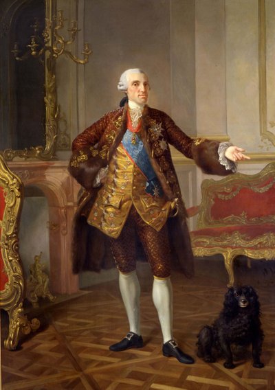 Portrait of Philip I, Duke of Parma, 1765 by Laurent Pecheux