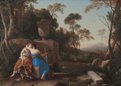 The Kiss of Peace and Justice, 1654 by Laurent de La Hire