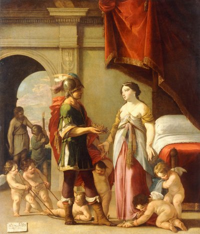 Alexander and Roxana by Laurent de la Hyre