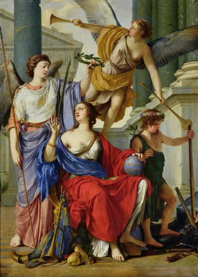 Allegory of the Regency of Anne of Austria by Laurent de la Hyre