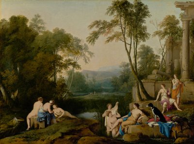 Diana and Her Nymphs in a Landscape, 1644 by Laurent de la Hyre