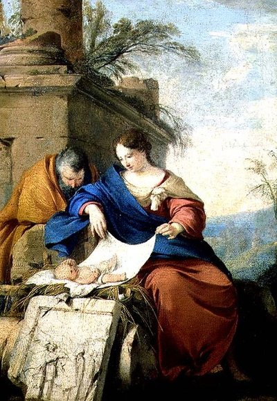 The Holy Family at Rest by Laurent de La Hire or La Hyre