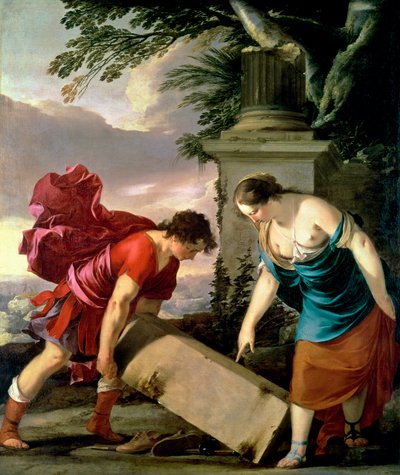 Theseus and his Mother Aethra by Laurent de la Hyre